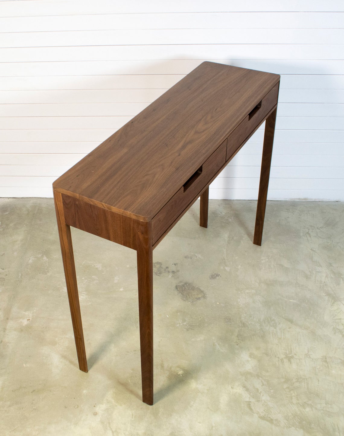 Entry Console table in Walnut solid wood