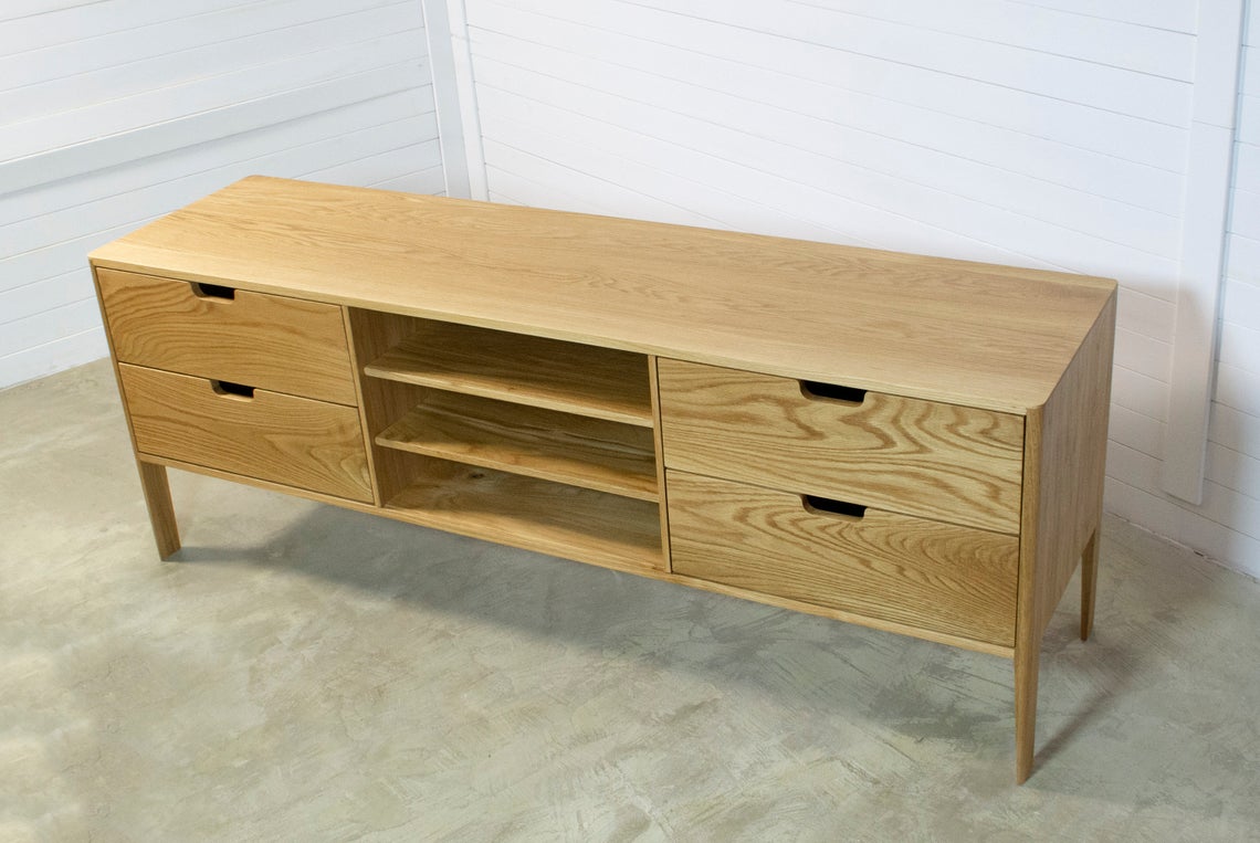 Sideboard in solid Oak Wood