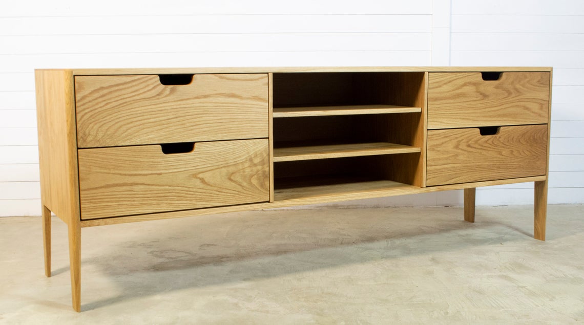 Sideboard in solid Oak Wood