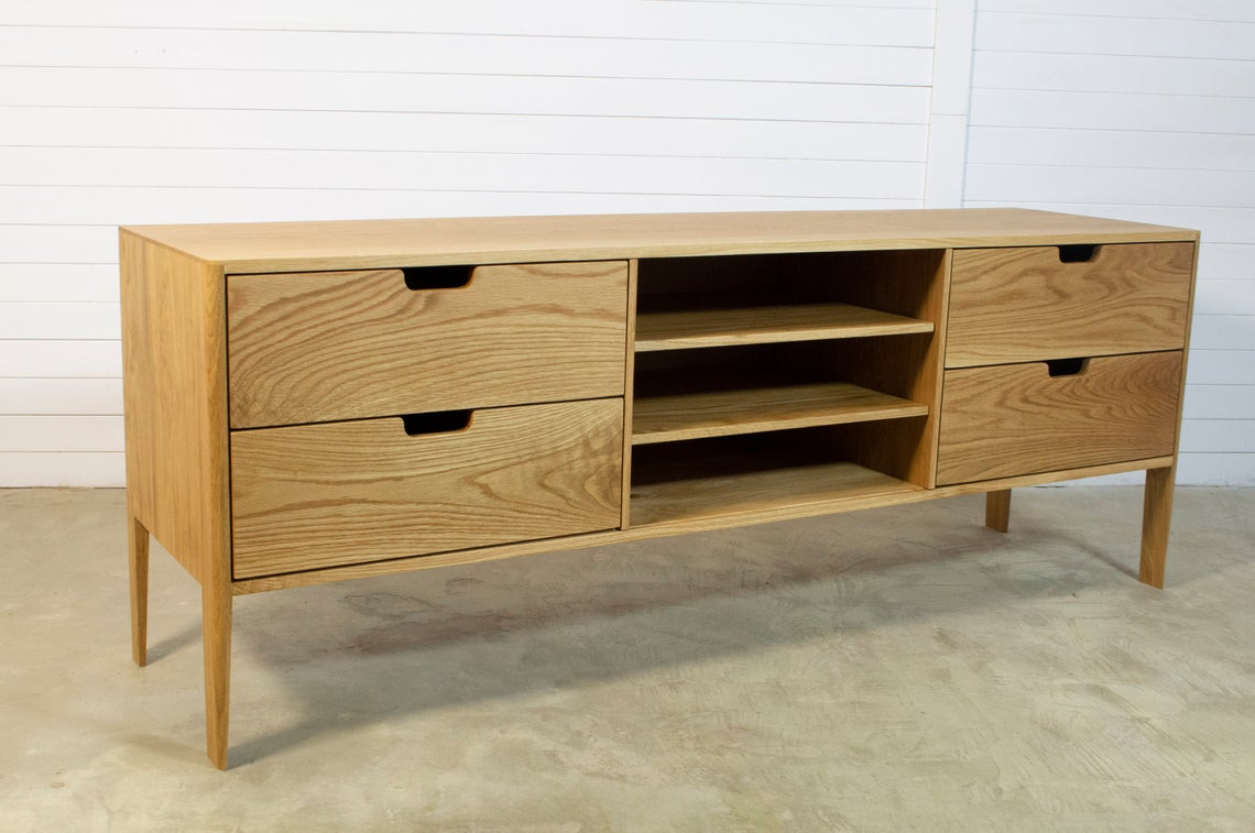 Sideboard in solid Oak Wood