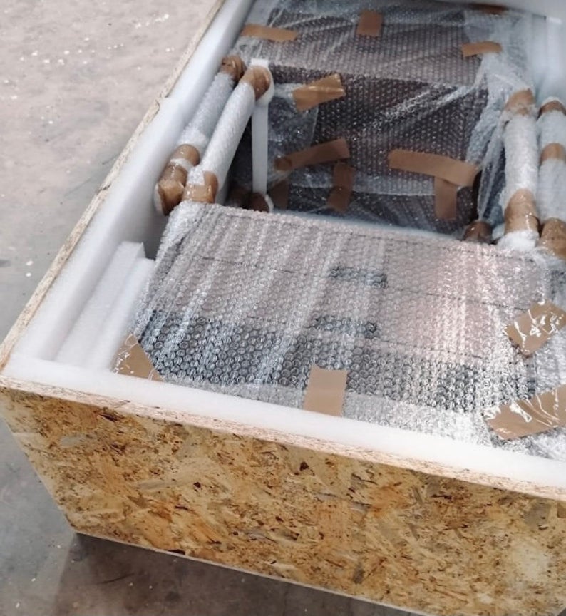 Catherine s Bedside Table in Walnut Wood and Top in Marble, Scandinavian furniture