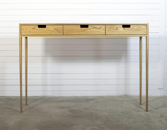 Entry Console table in Oak solid wood
