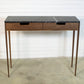 Entry Console in Walnut solid wood with Marble top