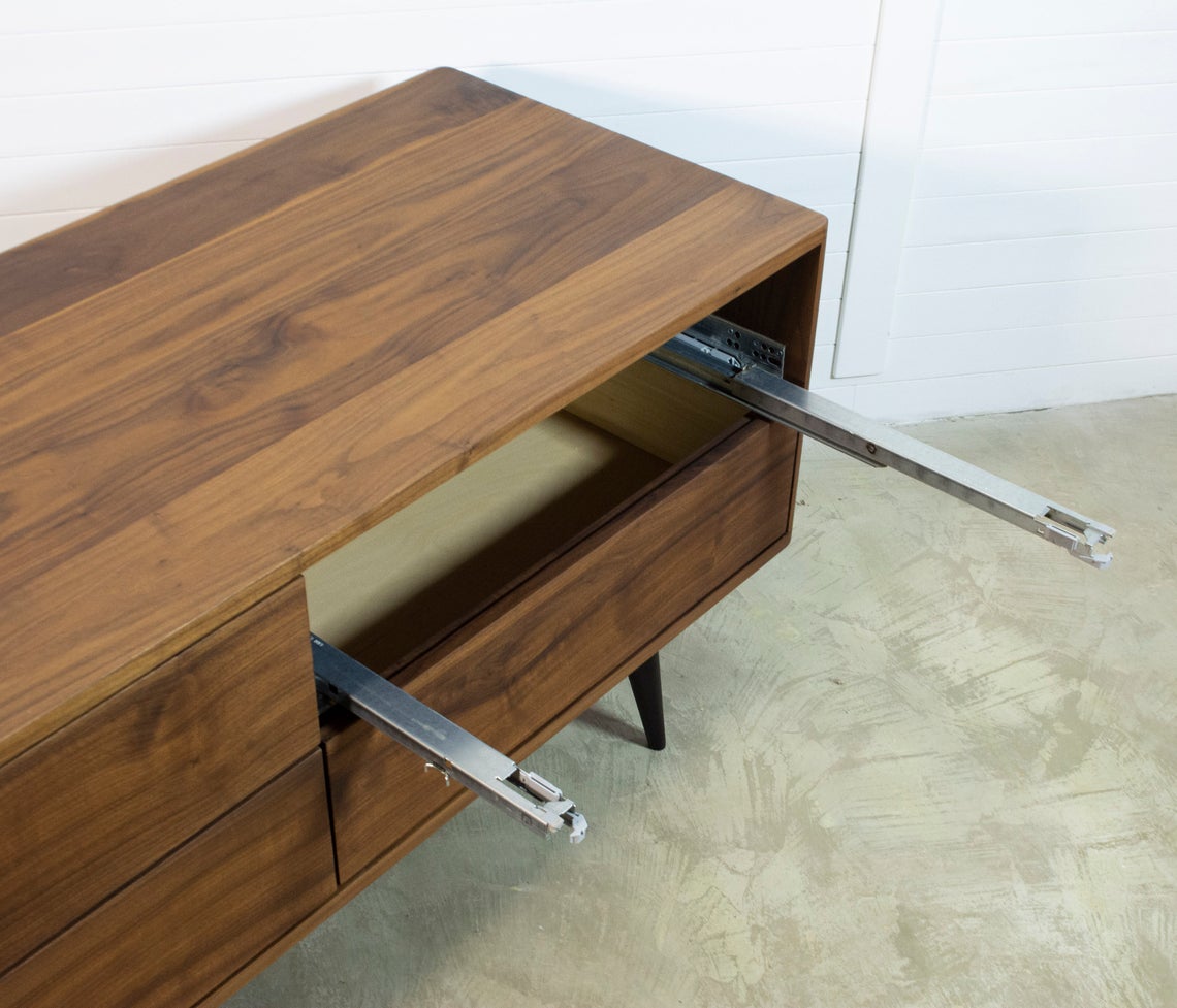 Sideboard in solid walnut wood