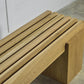 Bench in solid Oak Wood, Entry Way Bench / Garden Bench