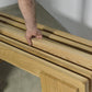 Bench in solid Oak Wood, Entry Way Bench / Garden Bench