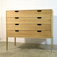 Chest of drawers in Oak Solid Wood