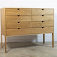 Chest of drawers in Oak or Walnut Solid Wood