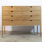 Chest of drawers in Oak or Walnut Solid Wood