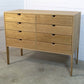 Chest of drawers in Oak or Walnut Solid Wood